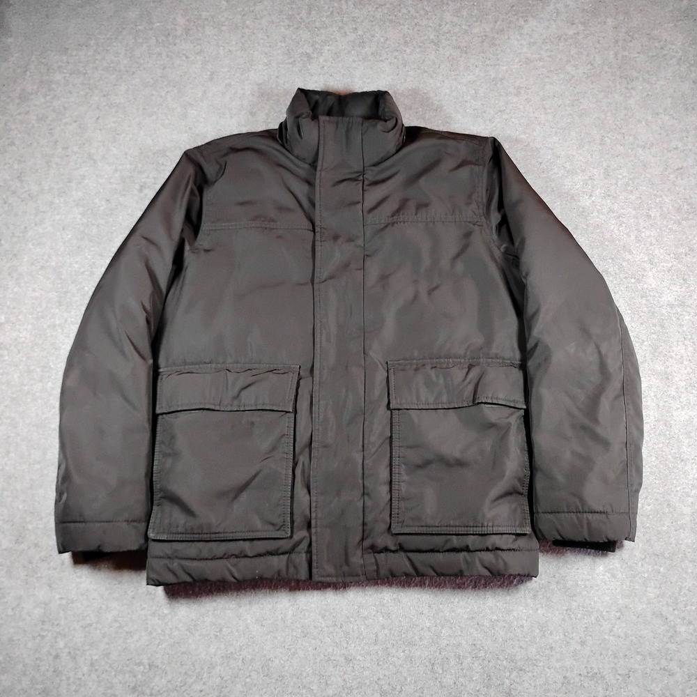 Everlane ReNew Short Parka Mens Medium Black Recycled Polyester Puffer Jacket